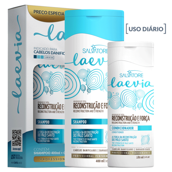 Akarangue Vera - RECONSTRUCTOR - Duo Shampoo 400 ml + conditioner 180 ml  - Laevia Cosmetics