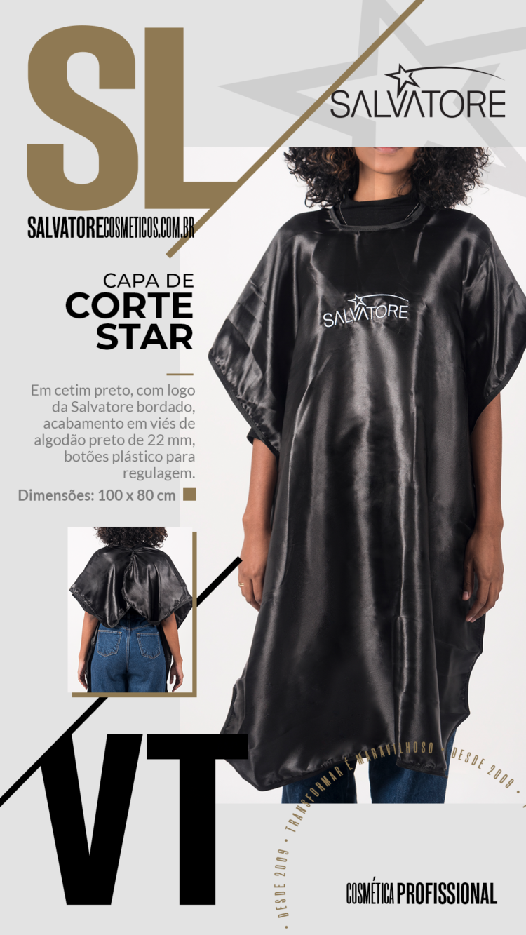 Cutting Cape with logo Salvatore